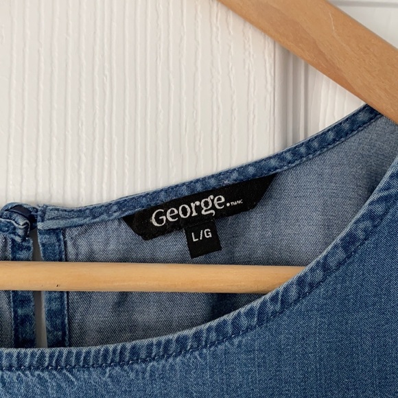 Denim Dress. George Size Large - Picture 2 of 2